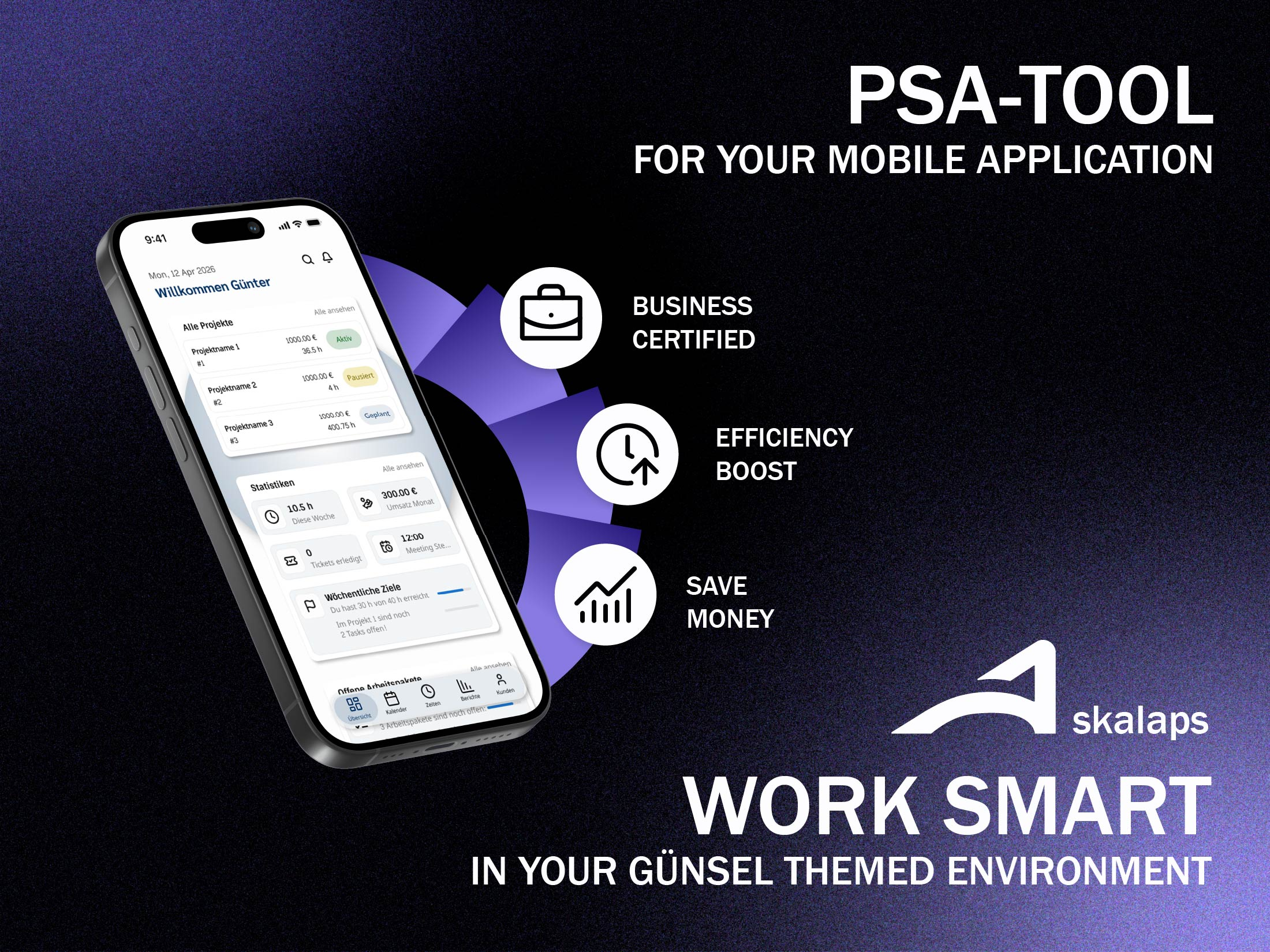 Askalaps Mobile App Poster